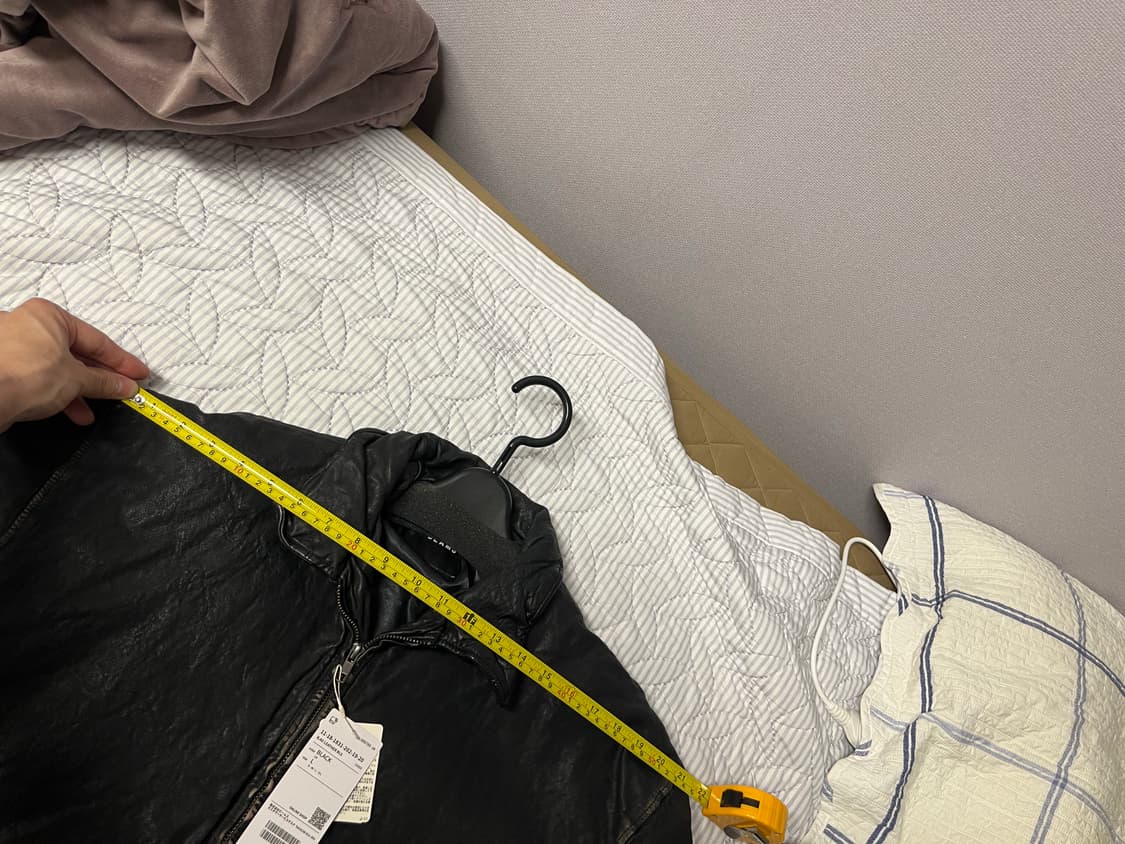 빔즈 워시드 레더 자켓 L 상품이미지8