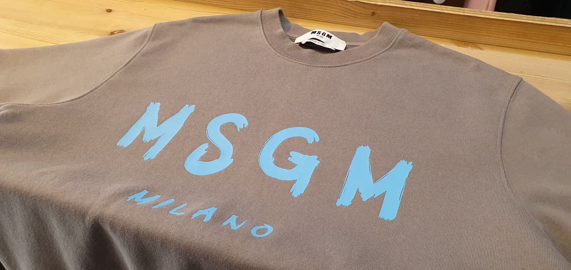 100/77.MSGM 반팔 맨투맨(공용) 상품이미지3