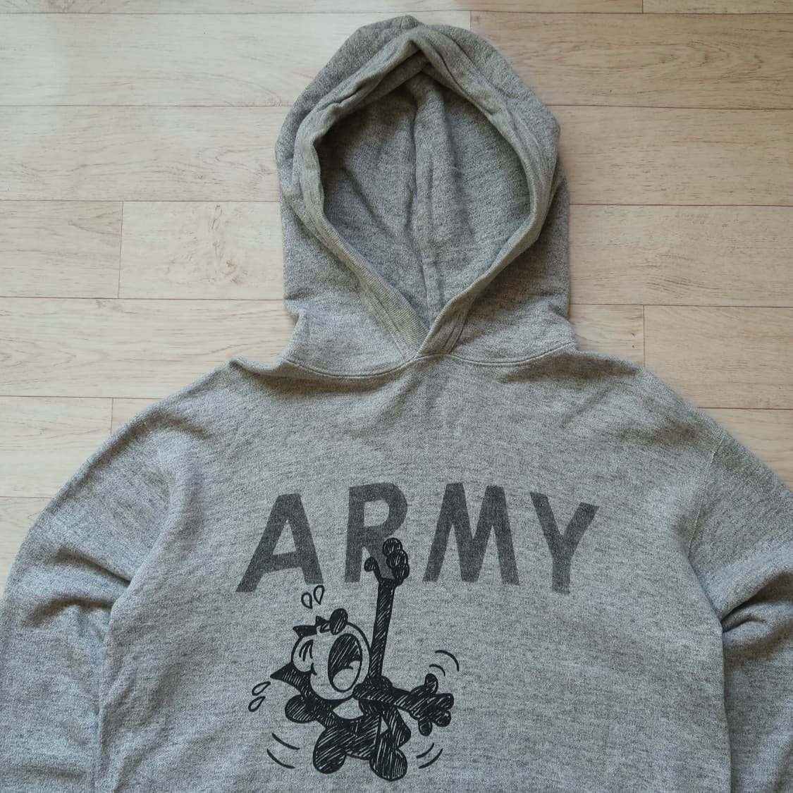 오버 더 스트라이프 x 펠릭스 더 캣 ARMY 후드 상품이미지3