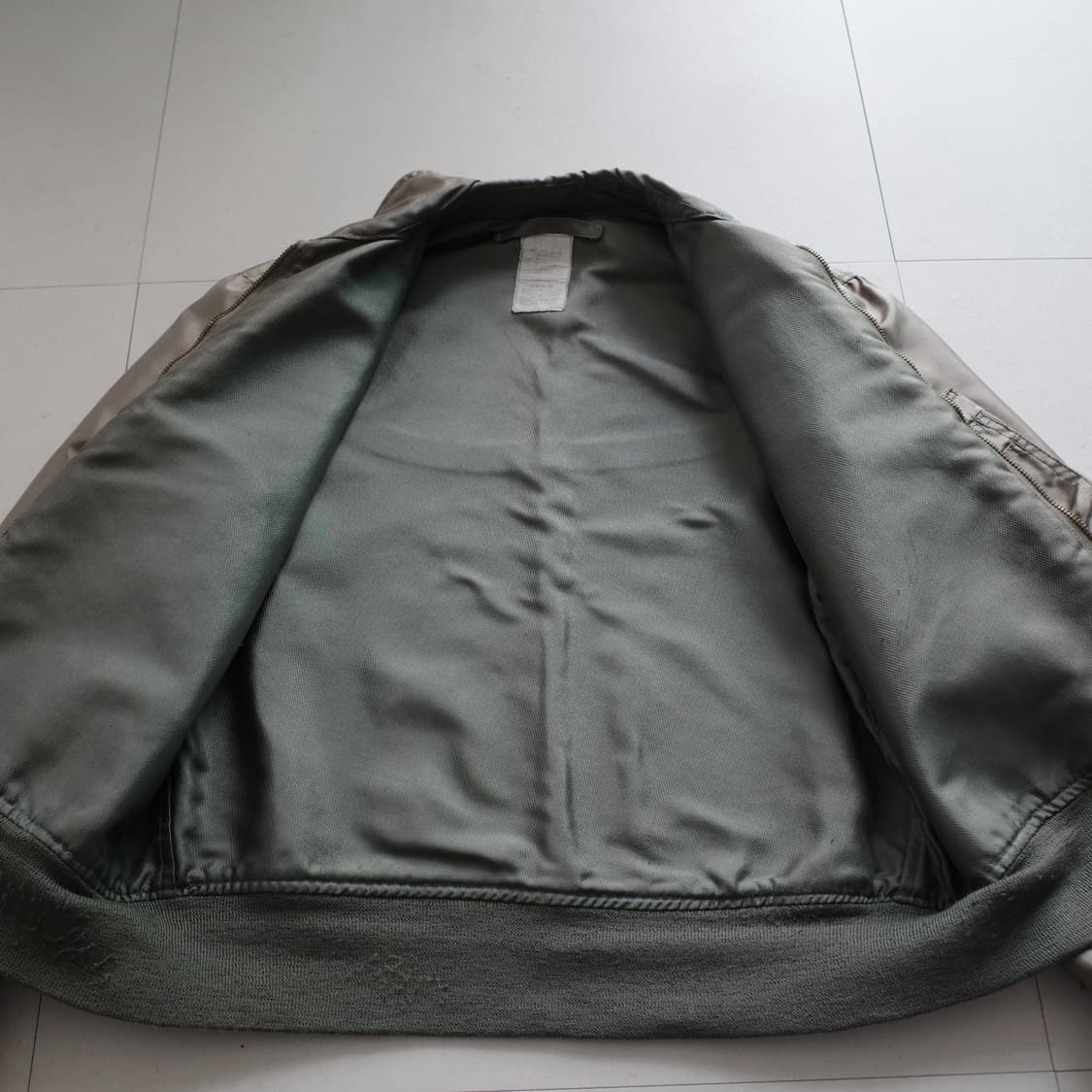 80s 미군 오리지널 USAF 공군 CWU-36/P 항공점퍼 L 상품이미지6