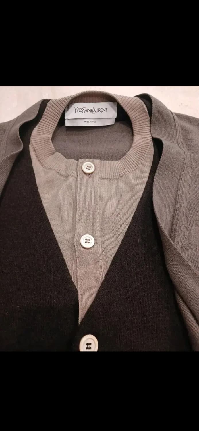 YSL rive gauche LAYERED KNIT CARDIGANS 상품이미지3