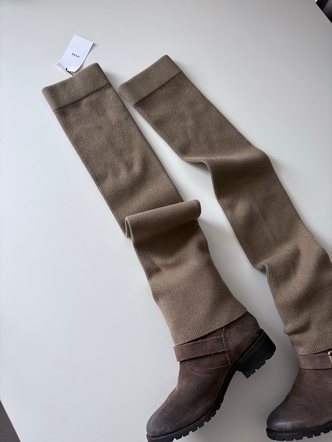 하이크 레이어드 니트 레그워머 상품이미지2