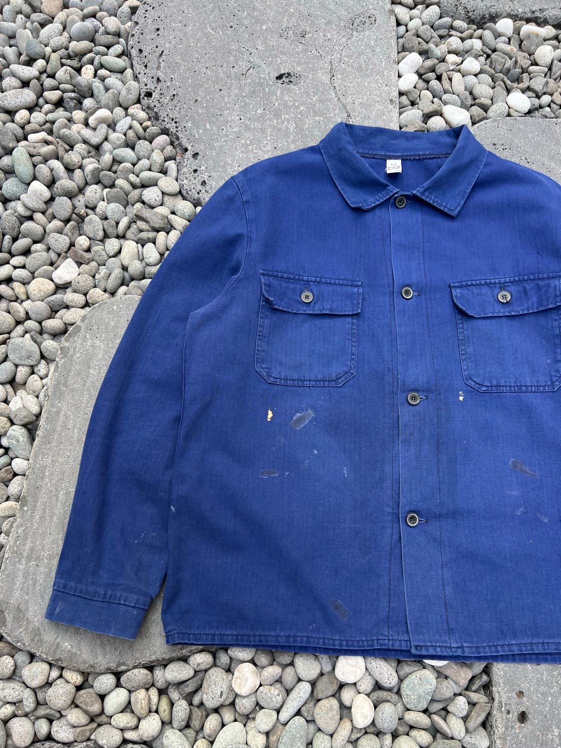 OLD GEKRUMPFT 2POCKET HBT 빈티지프렌치워크자켓 상품이미지5