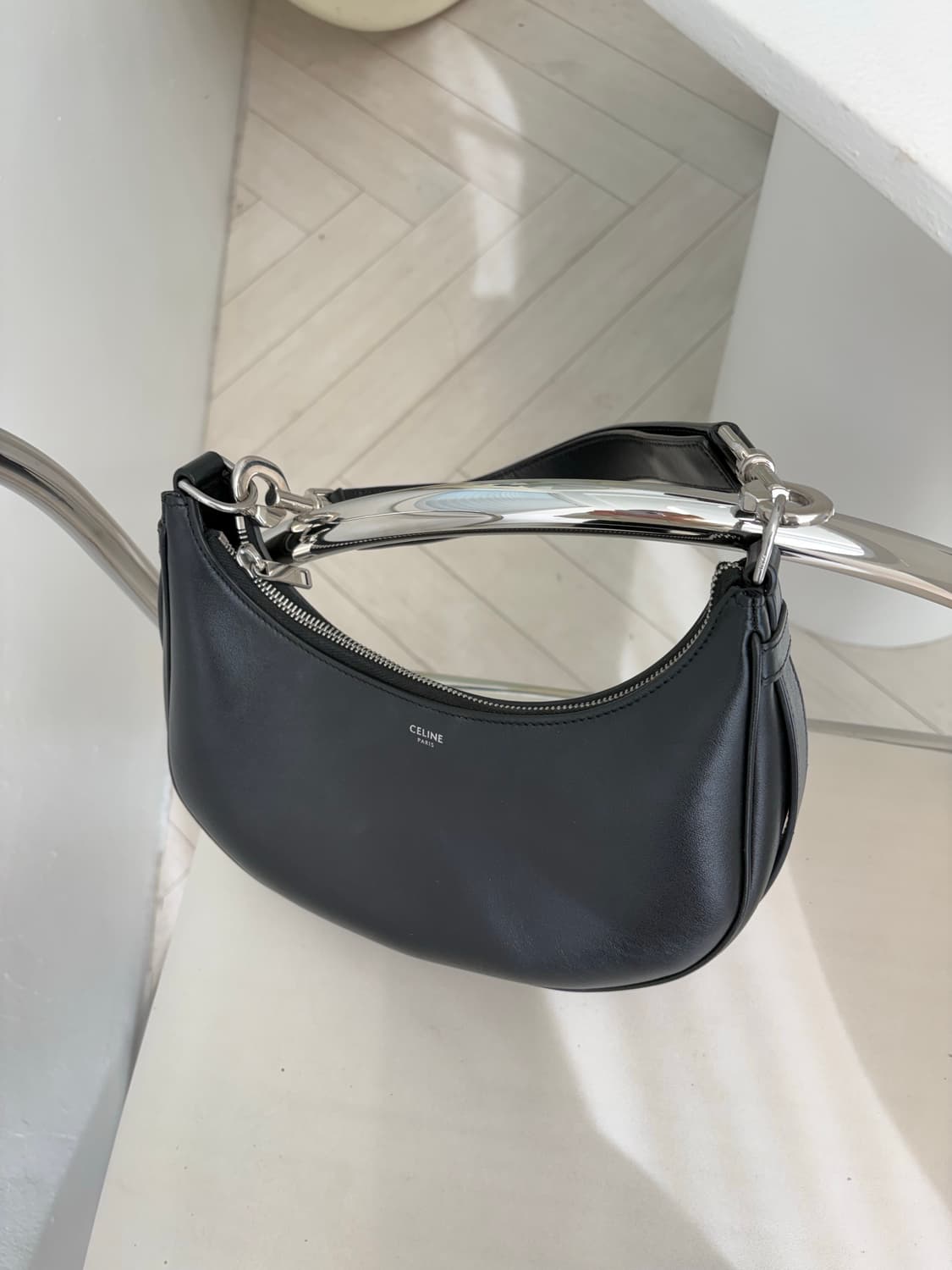 [A+ 정품] 셀린느 아바백 미디움 블랙 은장 상품이미지9