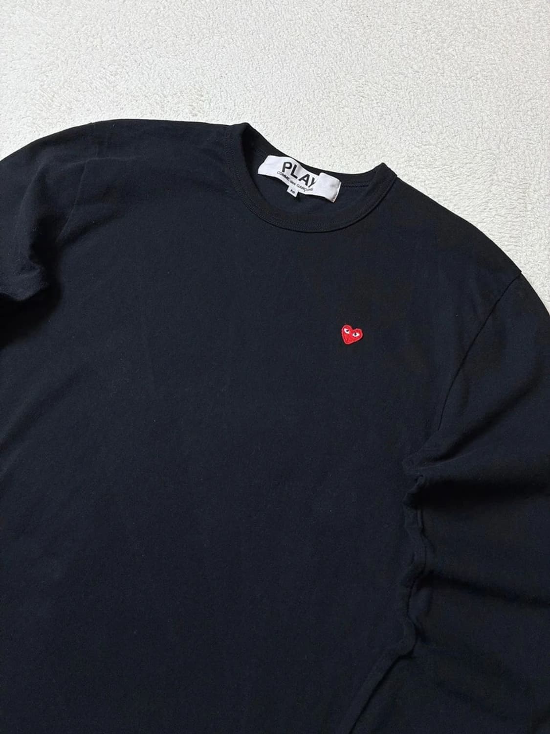 꼼데가르송 리틀 레드 하트 롱슬리브 티셔츠 PN7307 상품이미지2
