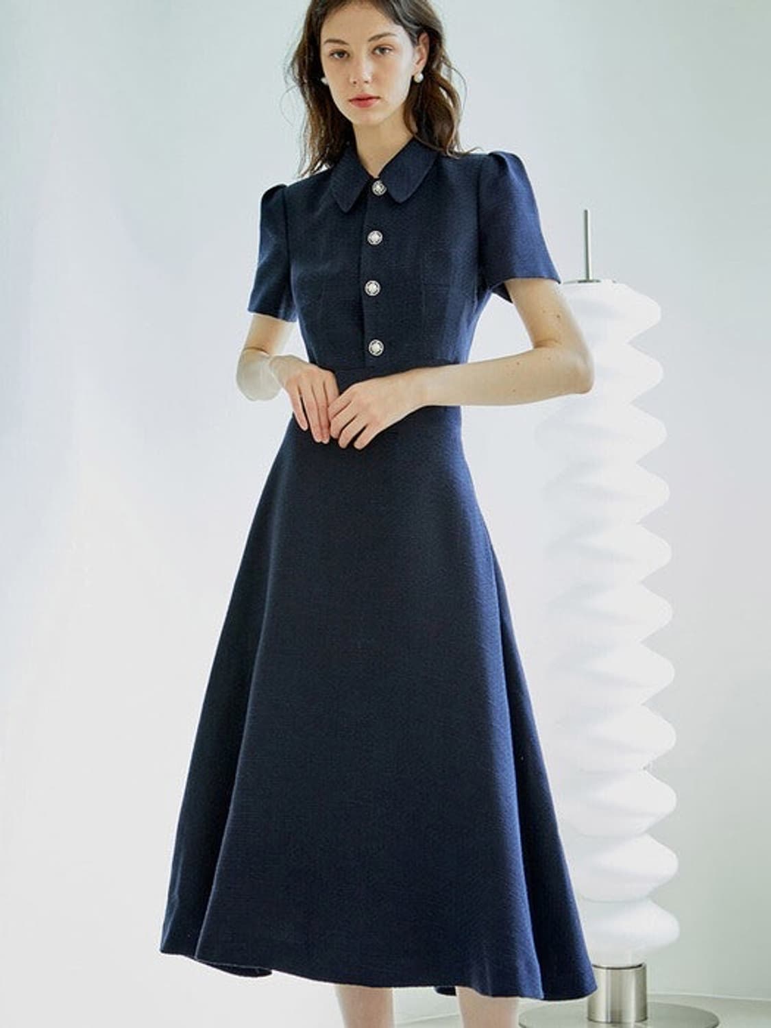 이바나헬싱키 트위드 셋업 판매해요 상품이미지1