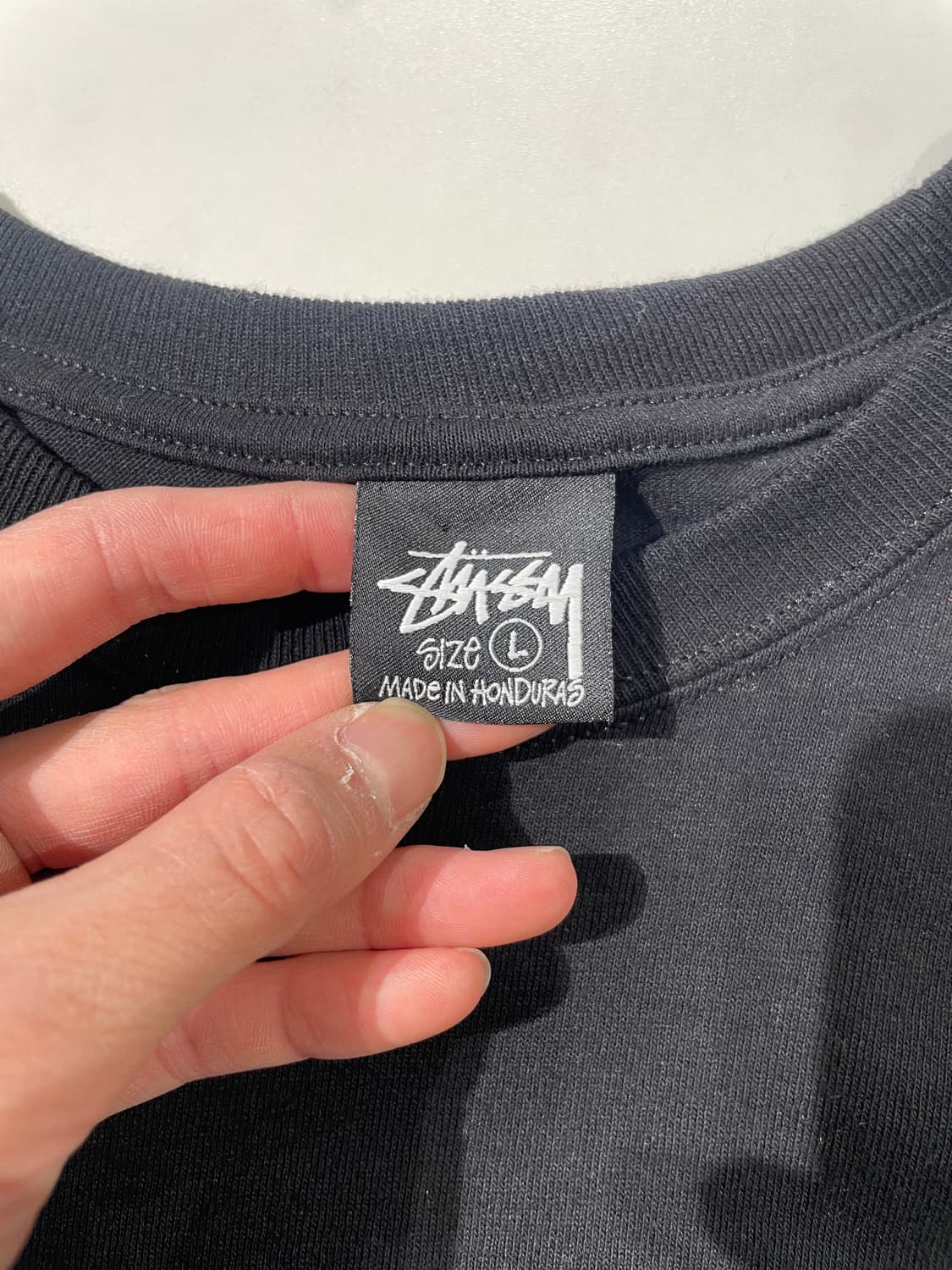 스투시 블랙 로스앤젤레스 코튼 롱 슬리브 상품이미지7