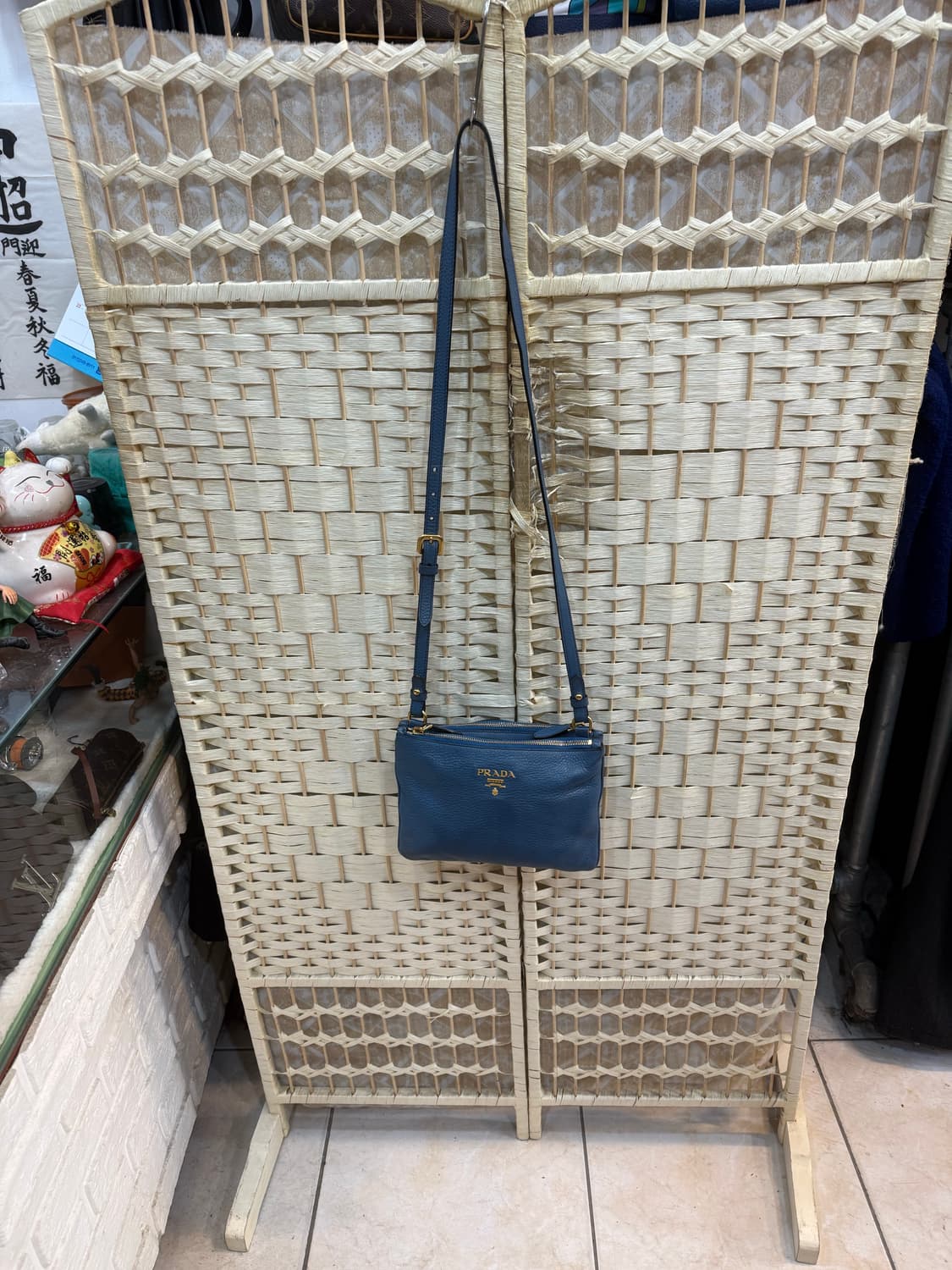 정품 프라다 비텔로 다이노 더블지퍼 크로스백 팝니다 상품이미지1