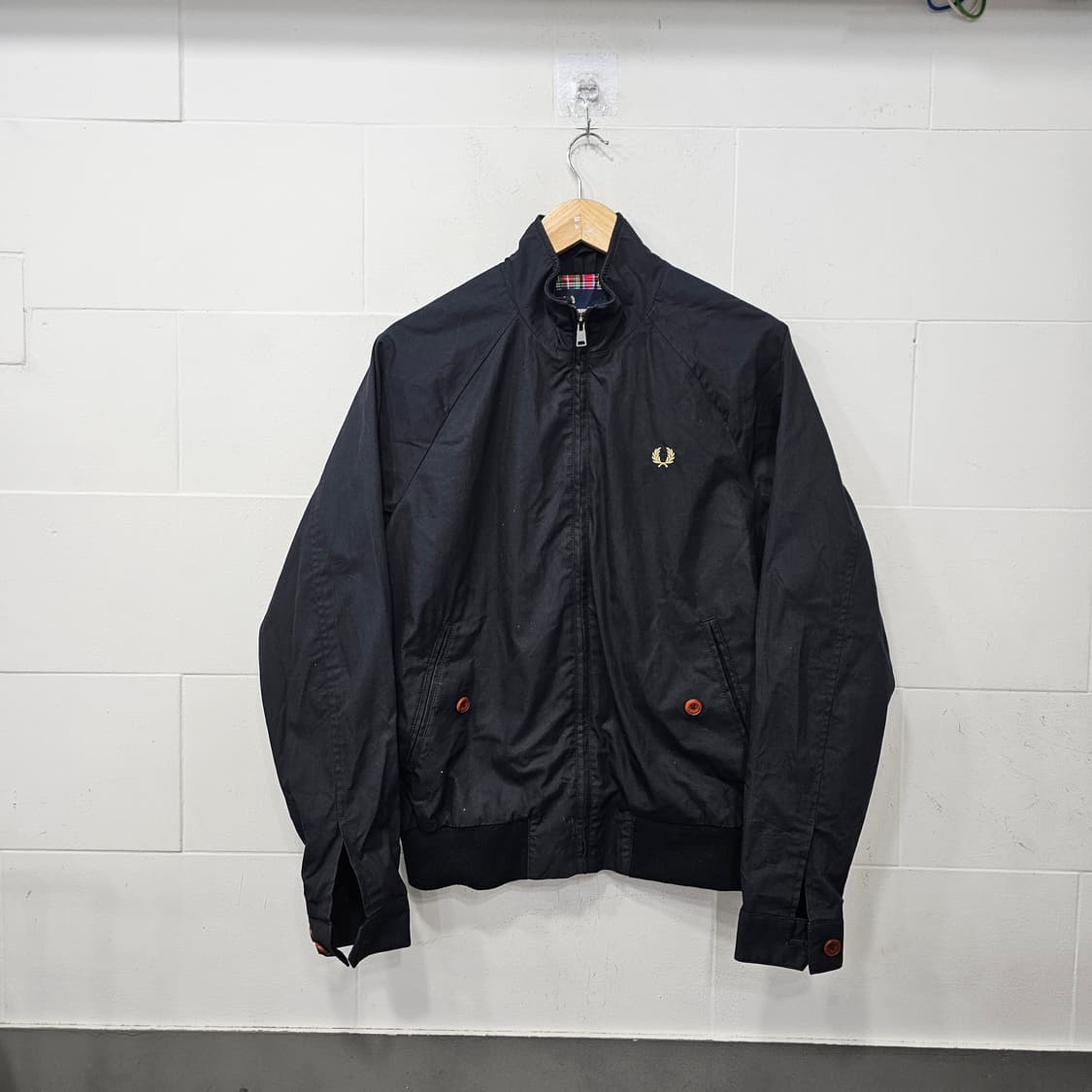 프레드페리 일링 집업 블루종자켓 상품이미지1