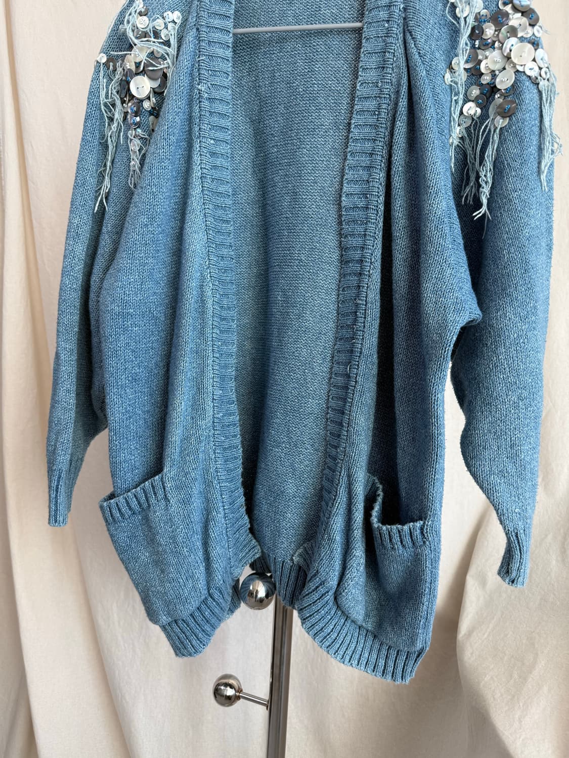 자개 버튼 가디건 (Made in Italy) 상품이미지5