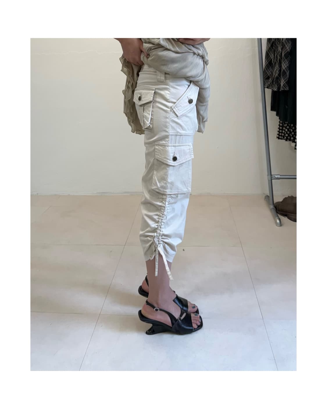 빈티지 카프리팬츠 상품이미지2