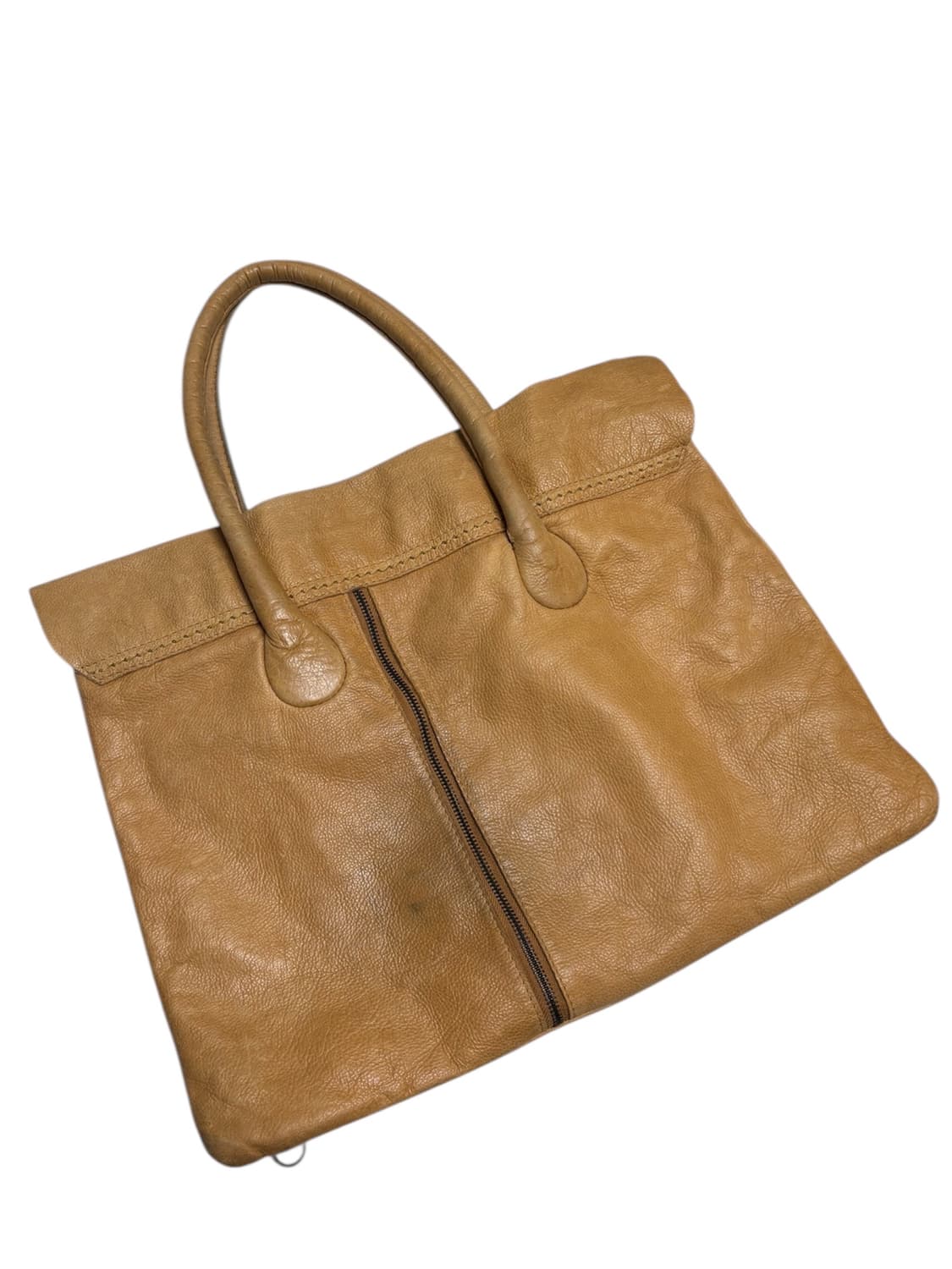 디젤 블랙 골드 레더 베이지 숄더백 상품이미지5