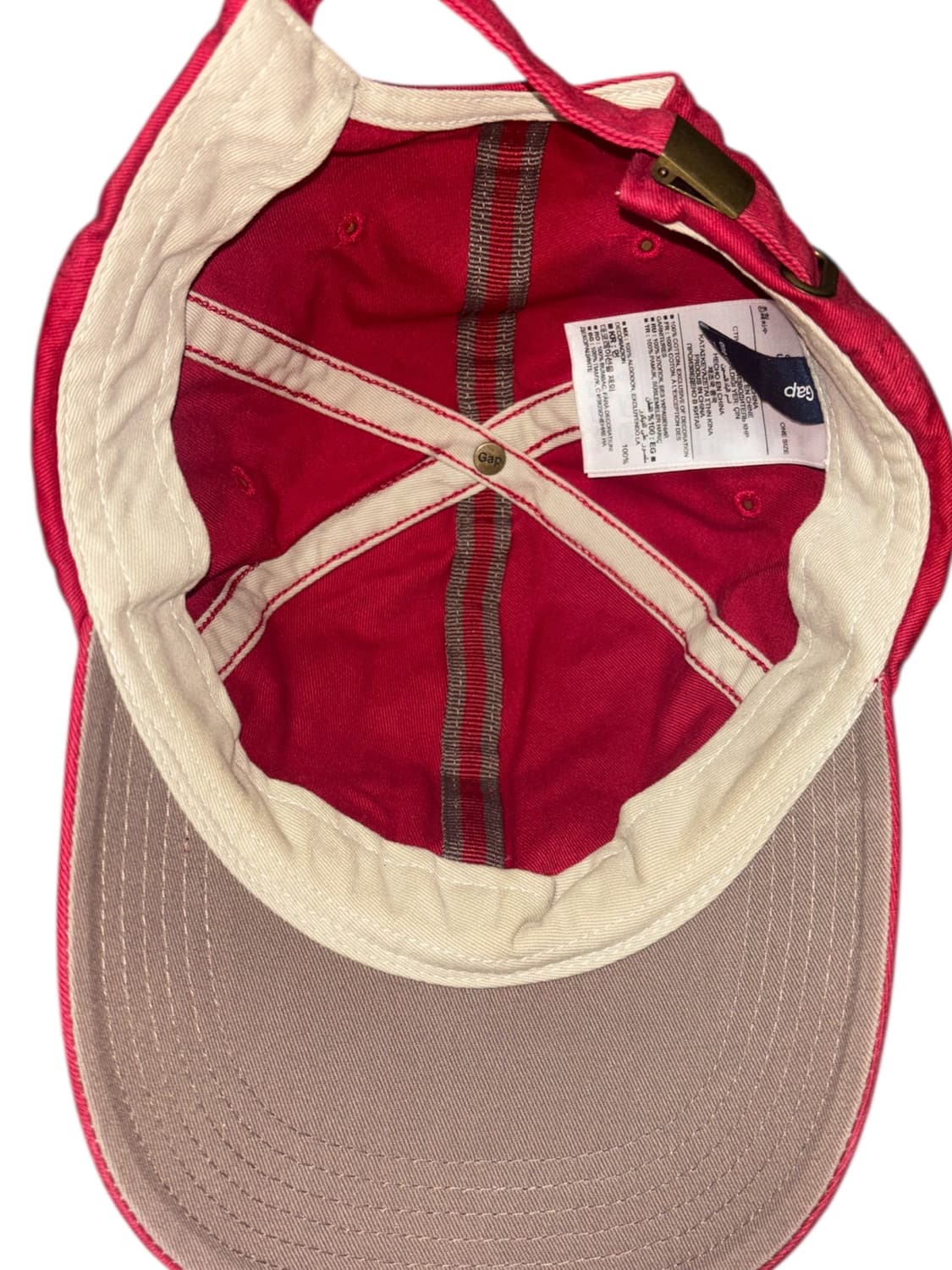 Gap 갭 레드 볼캡 상품이미지8