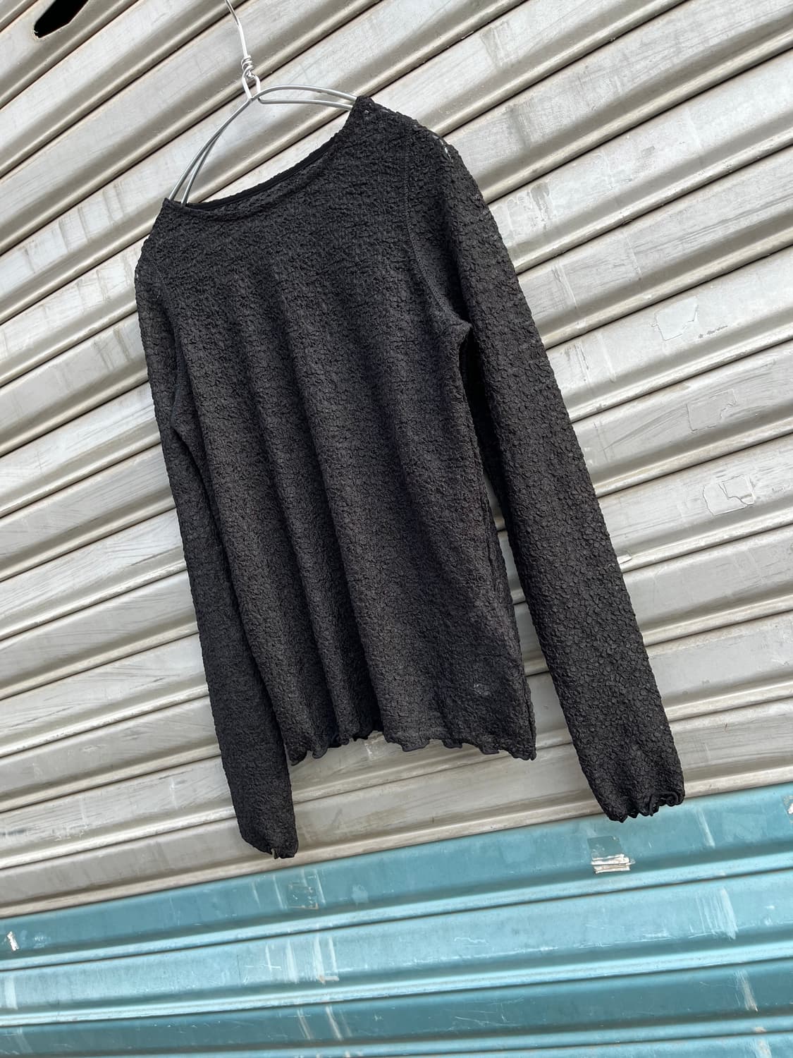 Adam et rope 플라워패턴 플리츠 롱 슬리브 상품이미지1