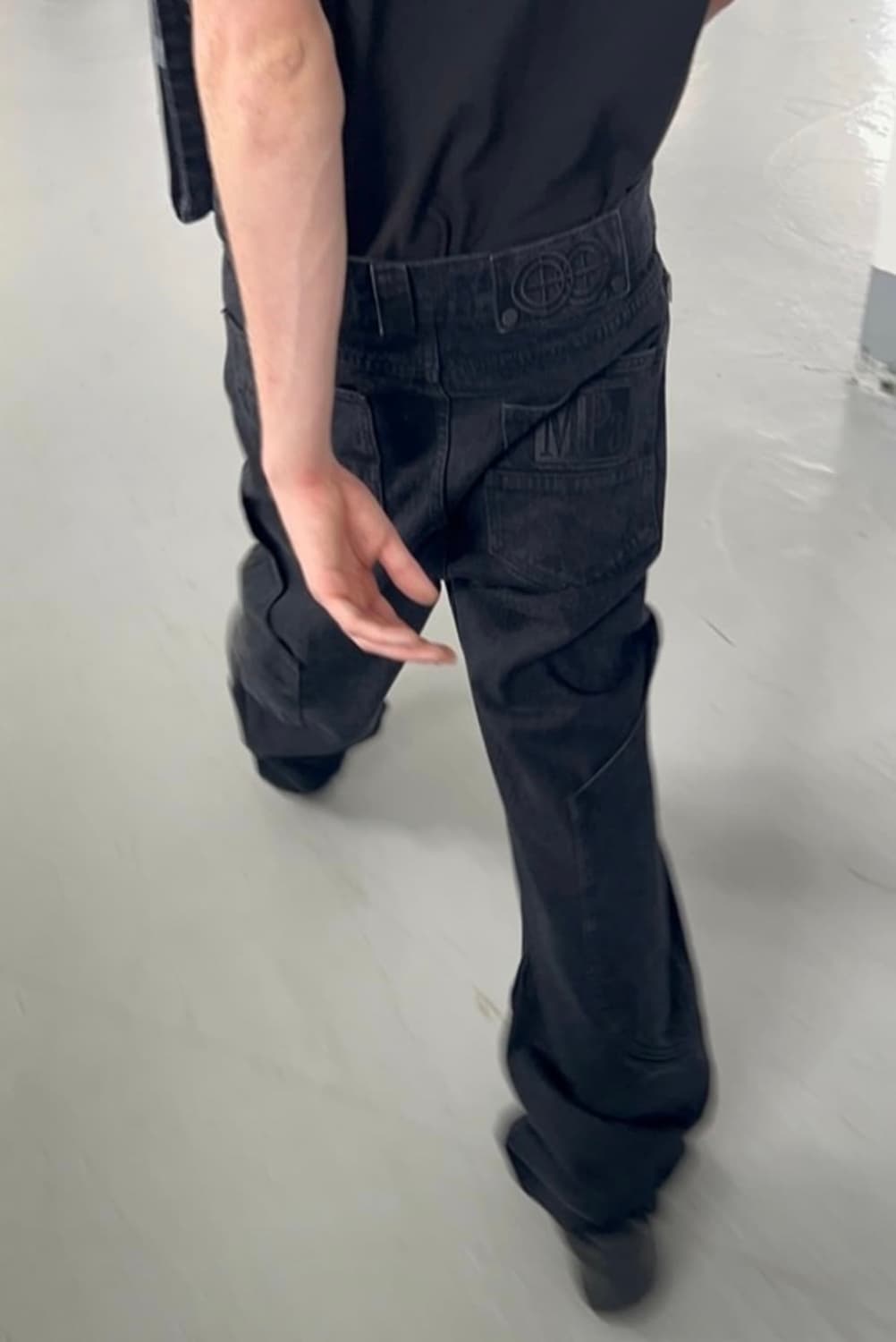 MPa CALF POCKET PANTS BLACK 상품이미지1