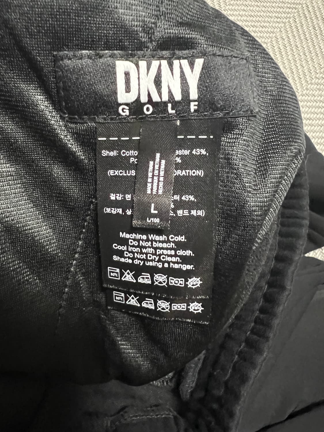DKNY 블랙 카고 조거팬츠 정품 상품이미지3