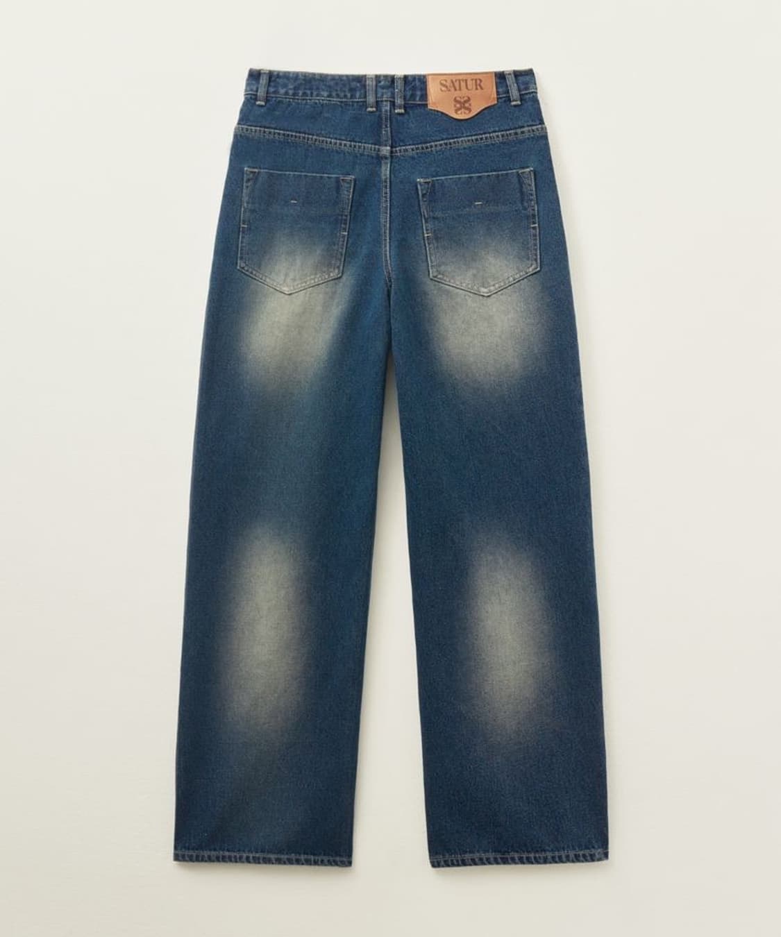 세터Satur 브루클린 뉴트로 와이드 워시드 데님 팬츠 S 상품이미지2