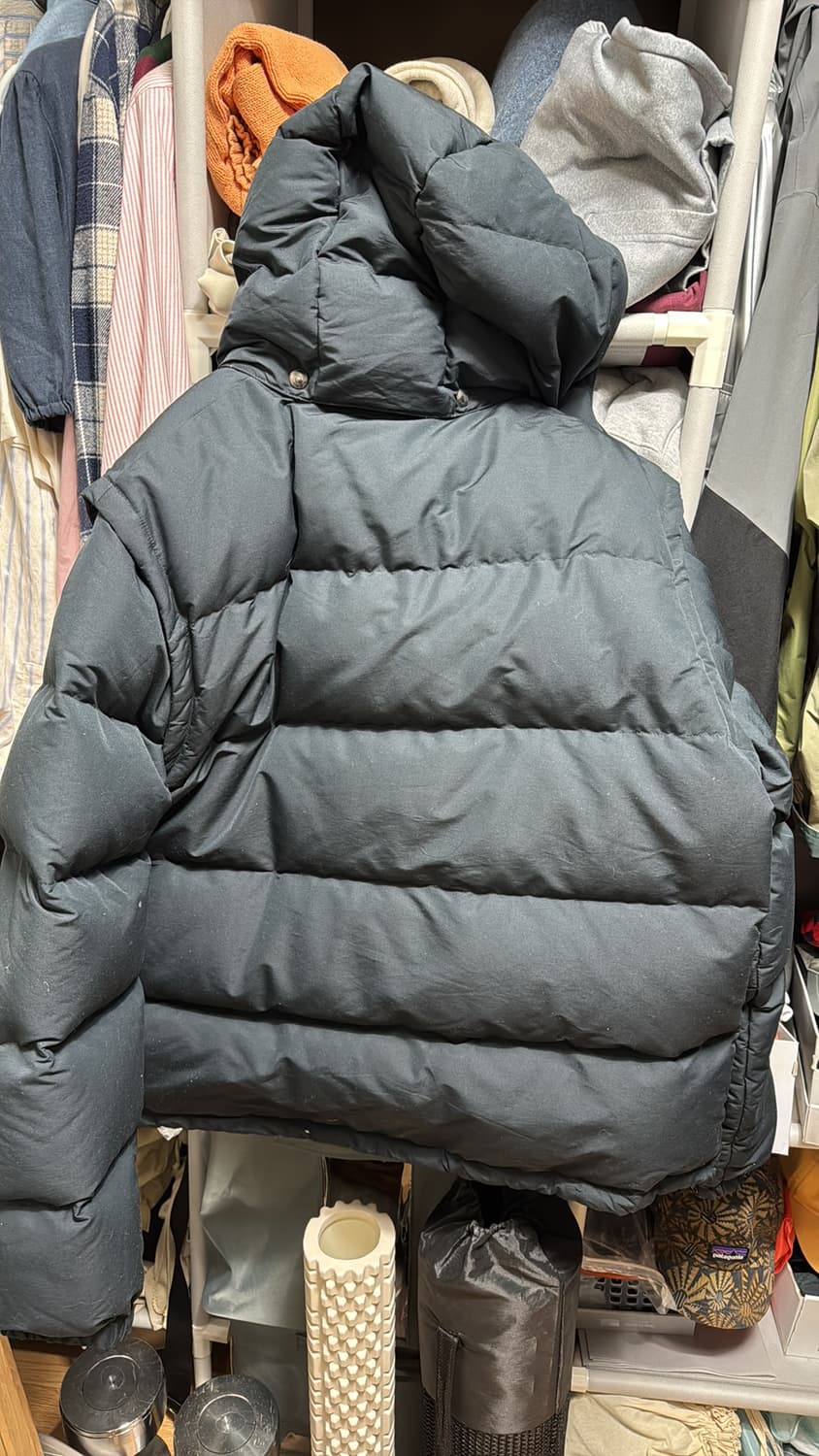 폴로 네이비 볼더 패딩 L 상품이미지3