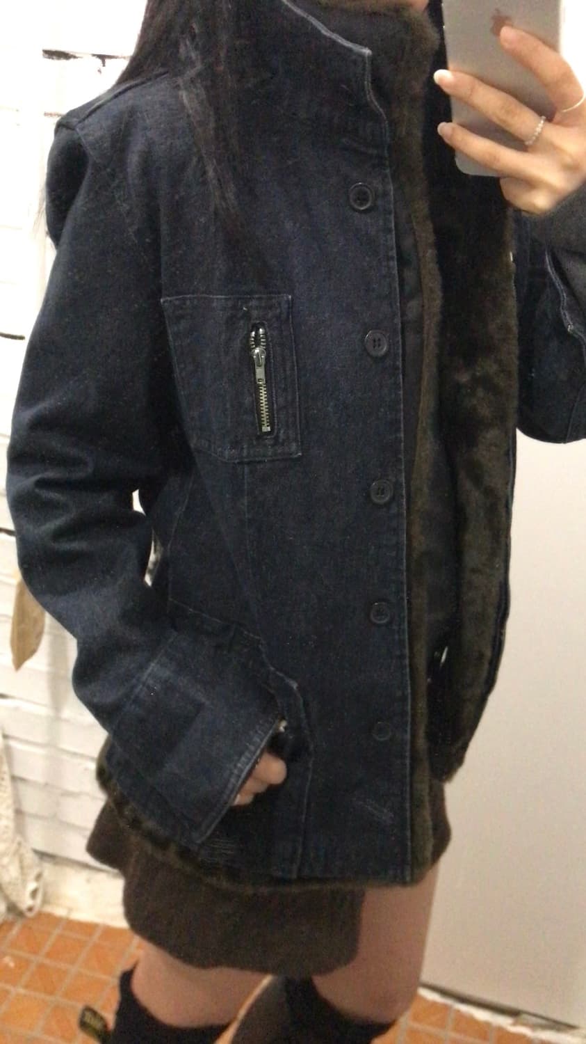 퍼 데님 자켓 상품이미지2