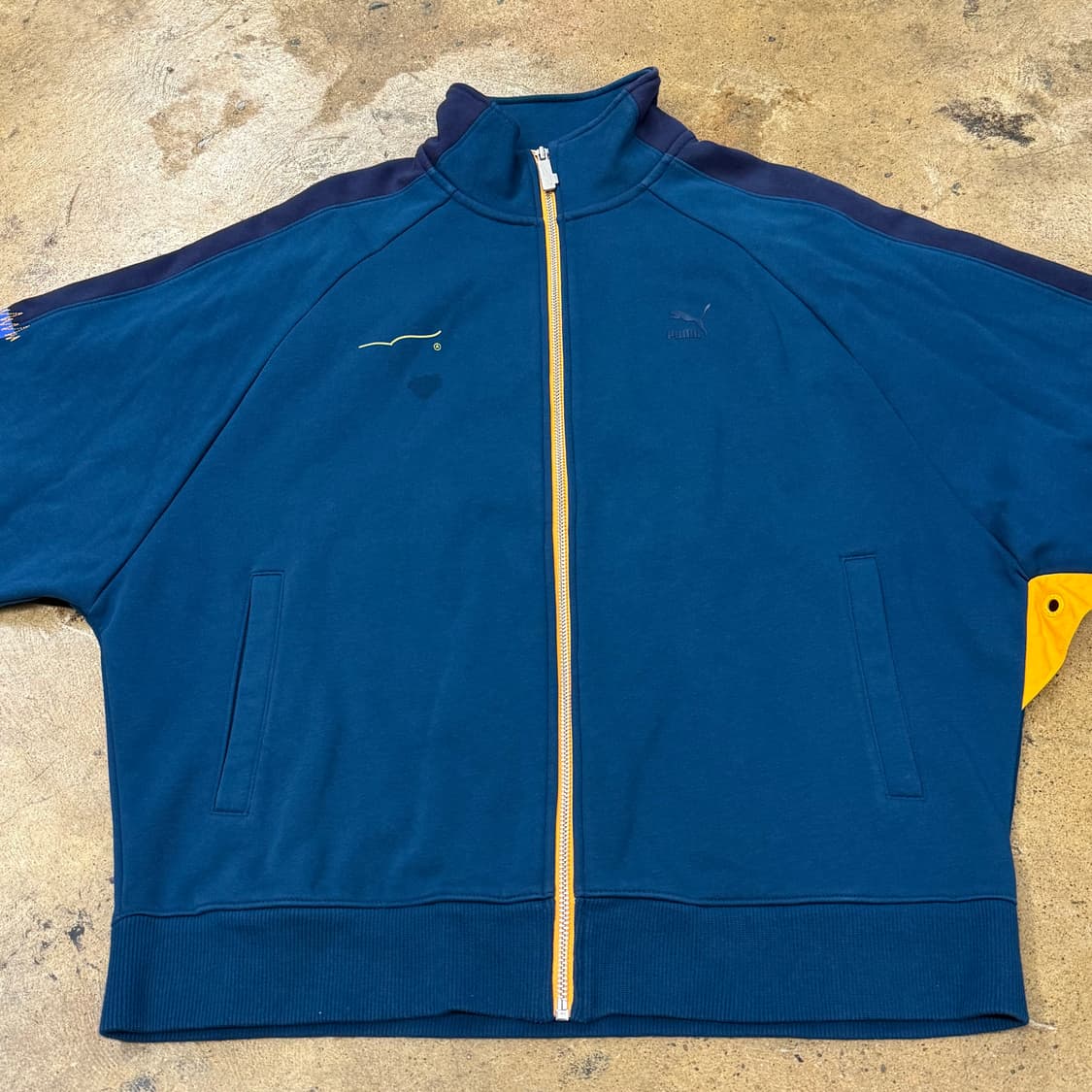 [정품/S] 푸마 블루 져지 트랙탑 자켓 b17 상품이미지3