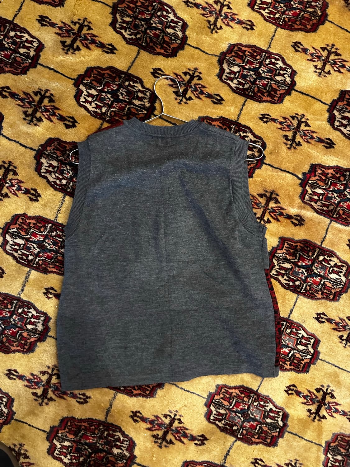 JPN Toroi sieme line knit VEST 상품이미지4