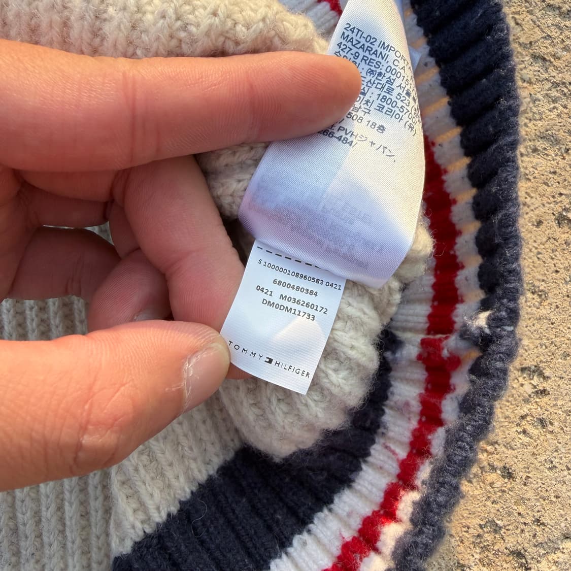 타미힐피거 진스 빈티지 니트조끼 M 상품이미지6