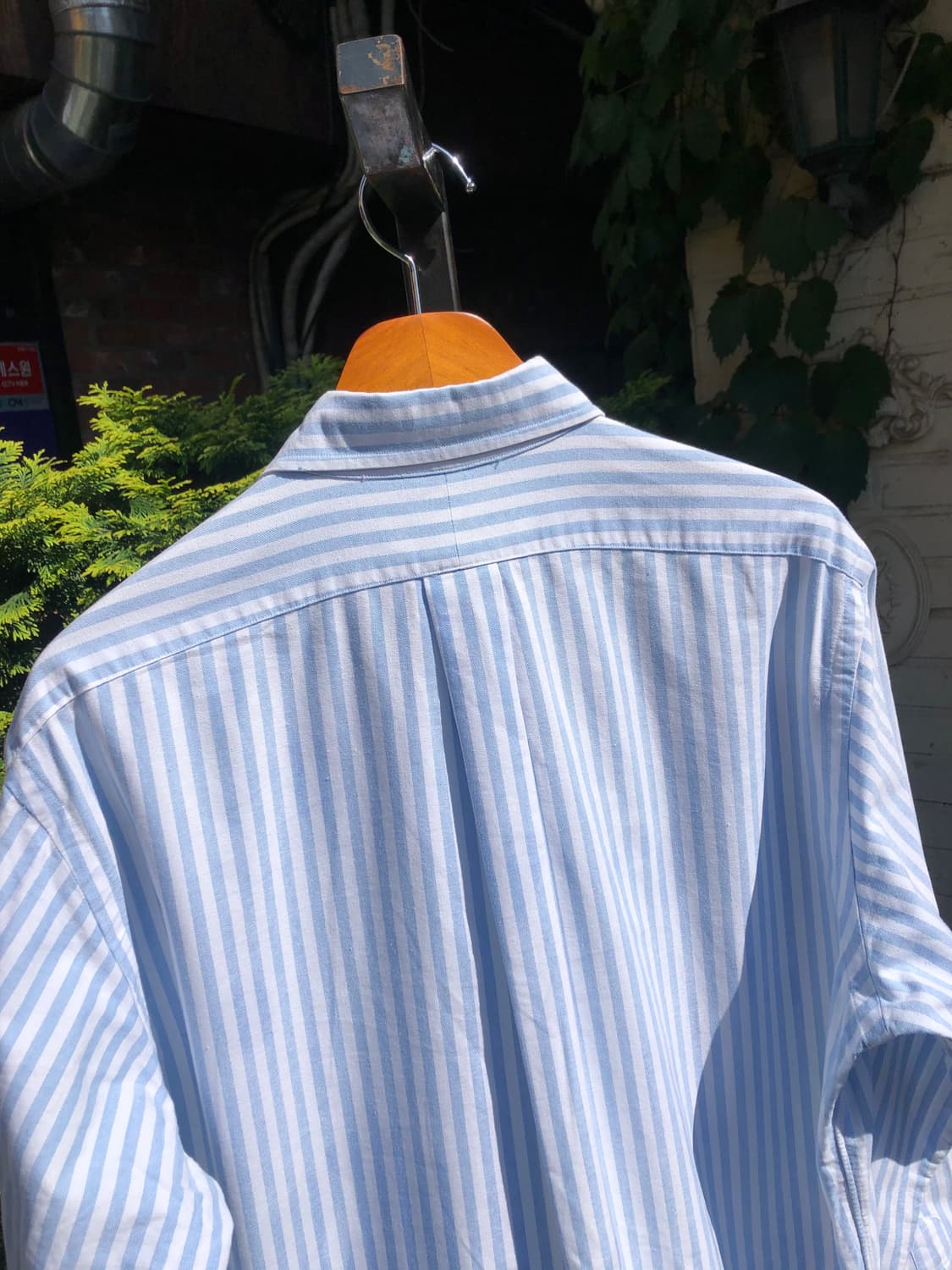 랄프로렌 옥스포드 스트라이프 버튼다운 셔츠 상품이미지5