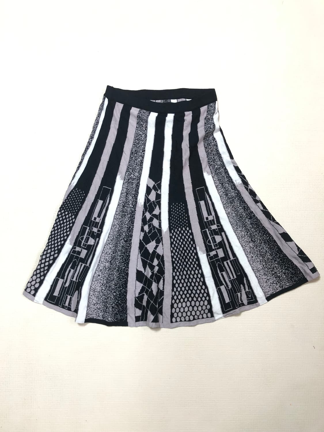 빈티지 오리엔탈 스트라이프 미디 스커트 상품이미지7