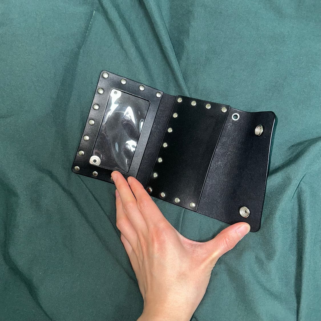 porter 포터 스터드 찡 가죽지갑 카드 월렛 파우치 상품이미지7