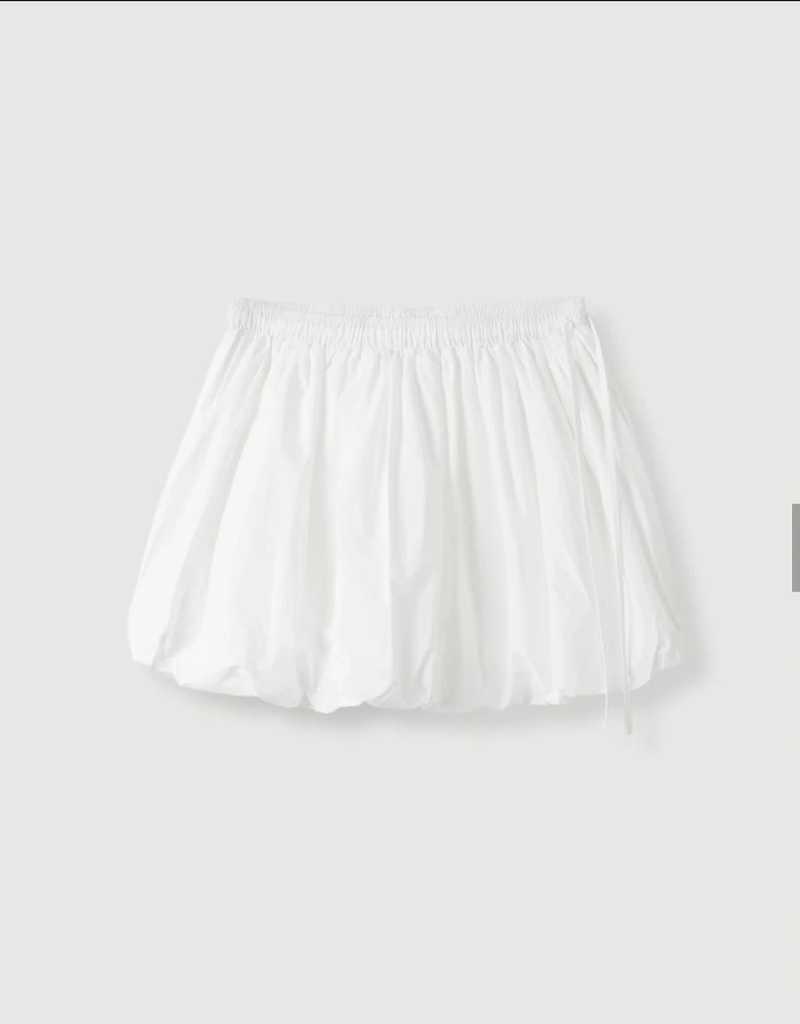 무드인사이드 우먼 사이드 리본 벌룬 미니 스커트 상품이미지6