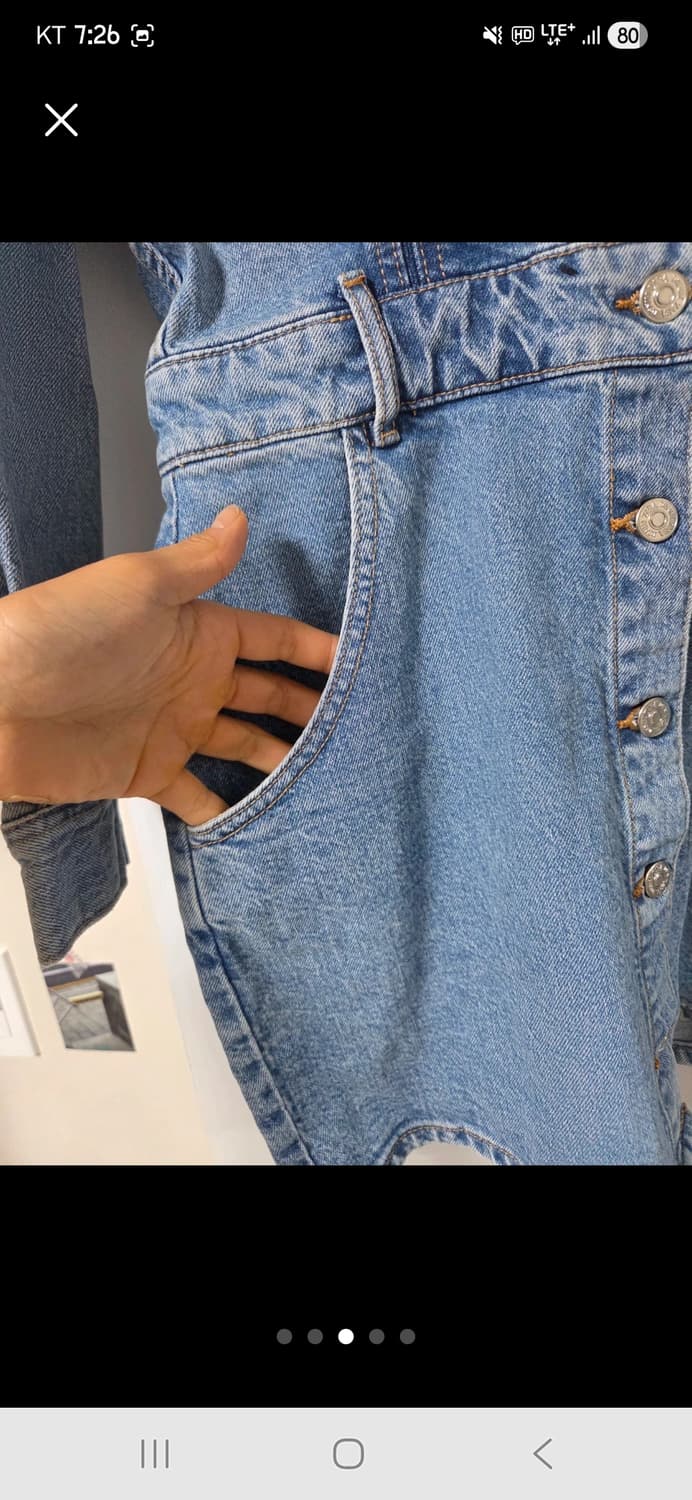 자라 데님 원피스  상품이미지3