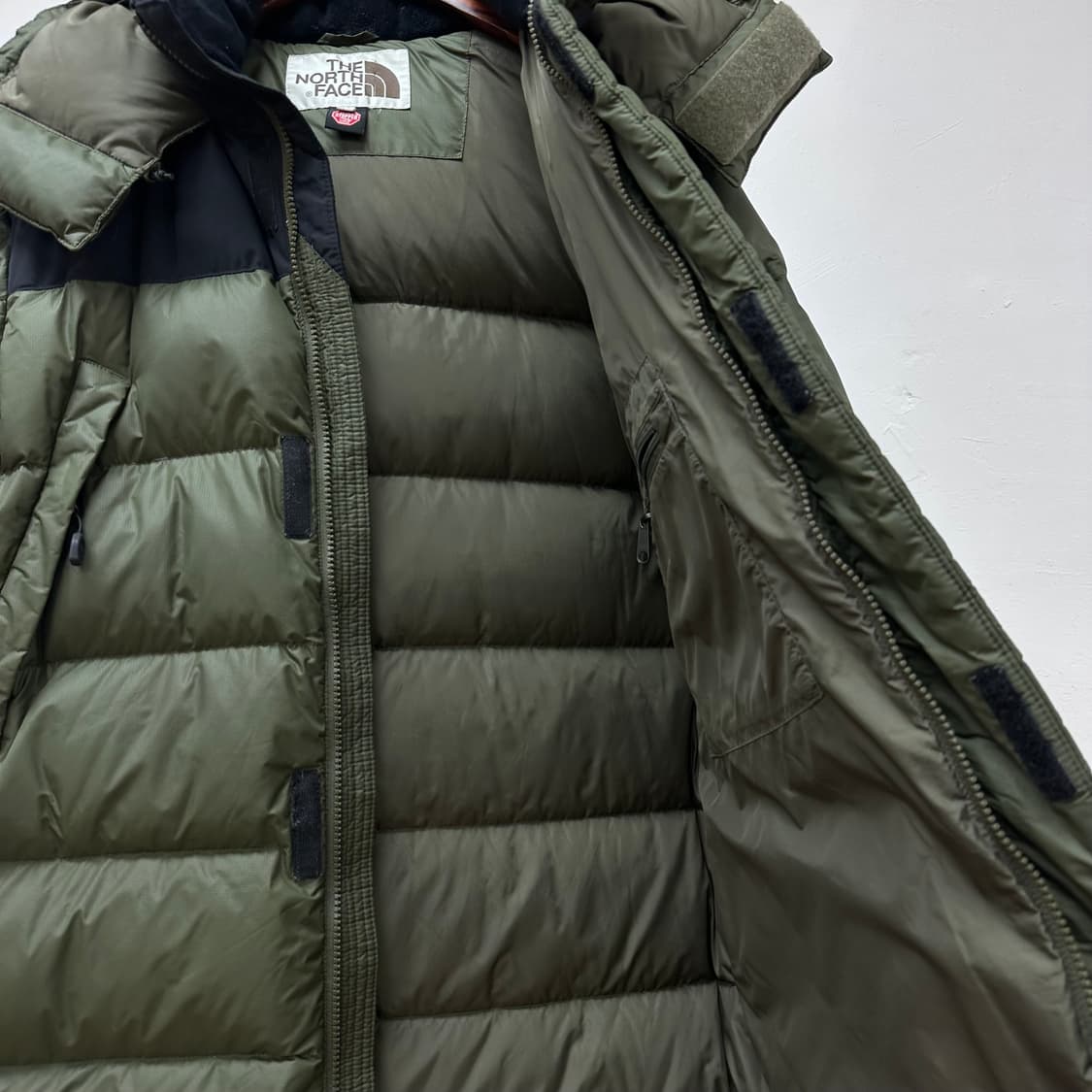 노스페이스 800필 윈드스토퍼 롱패딩 90(S) 구스다운 코트 J21 상품이미지7