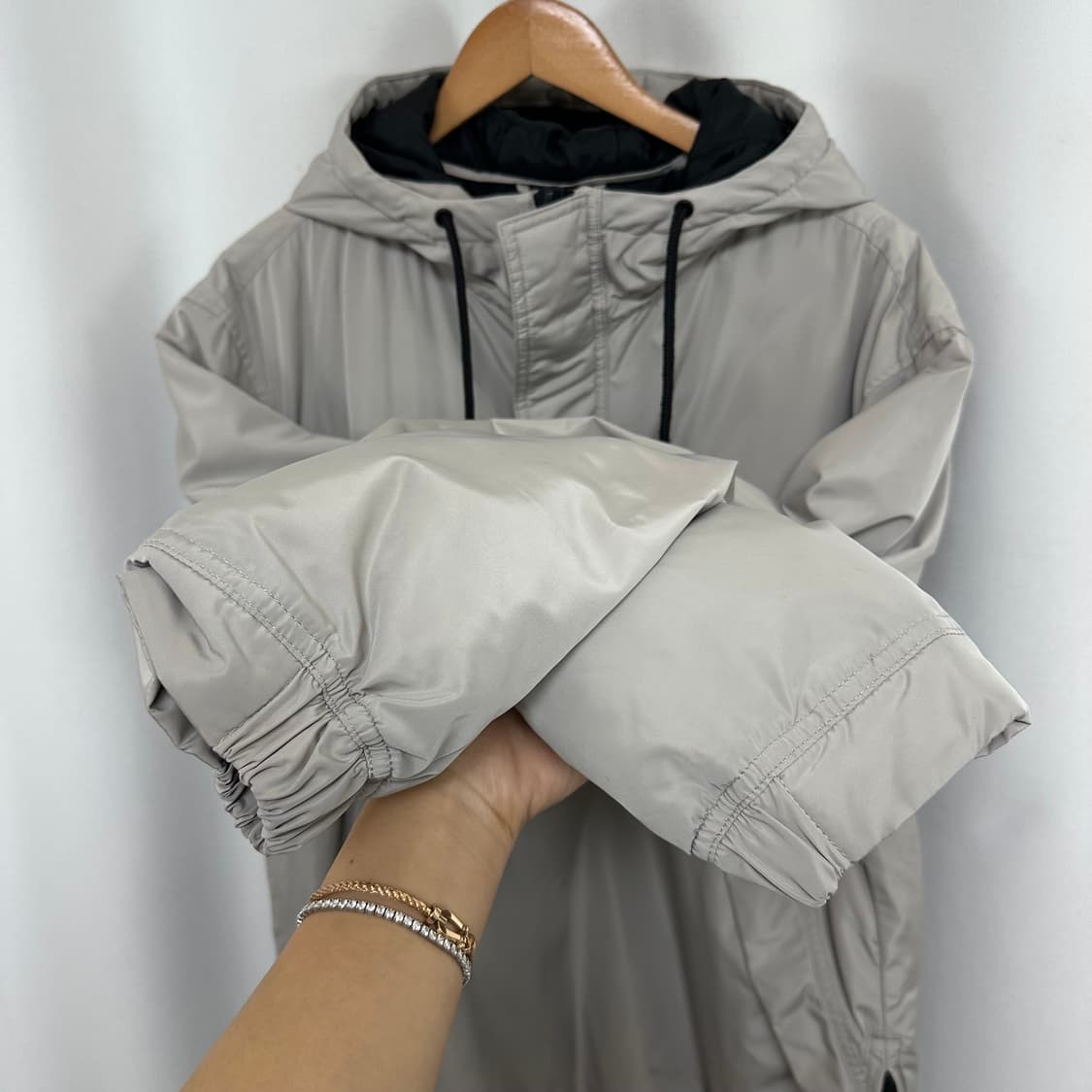 자라 남자 패딩 후드티 L  EIW 상품이미지4