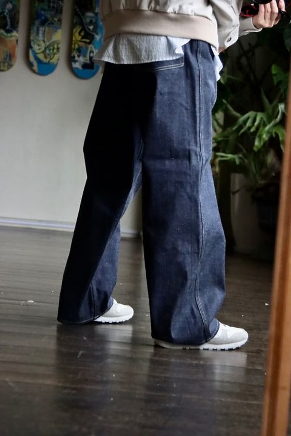 아프레쎄 밀리터리 인디고 데님 팬츠 상품이미지9