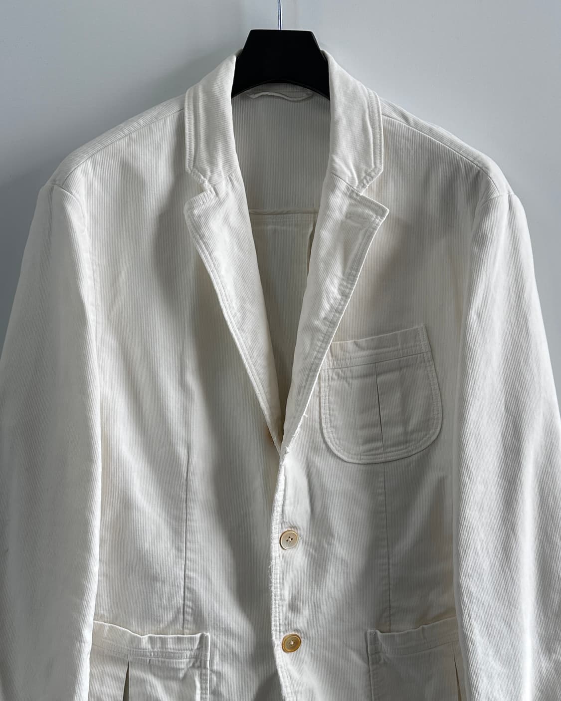 폴로 화이트 코튼 블레이저 자켓 (va.14) 상품이미지2