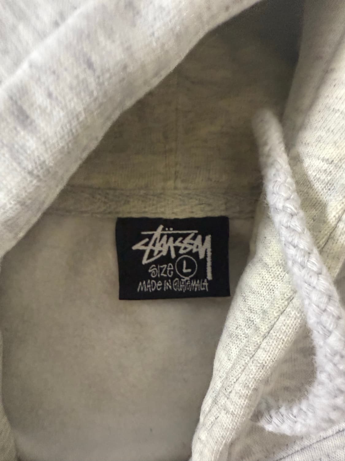 스투시 월드투어 애쉬헤더 후드티 L 상품이미지5