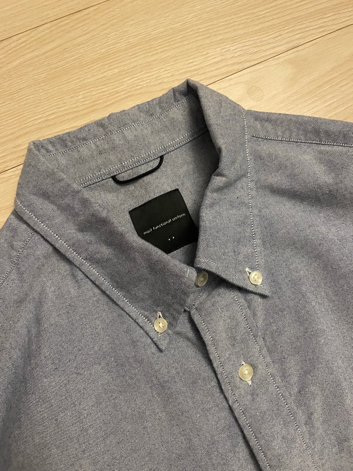 [2] 모이프 유틸리티 옥스포드 셔츠 블루 상품이미지2