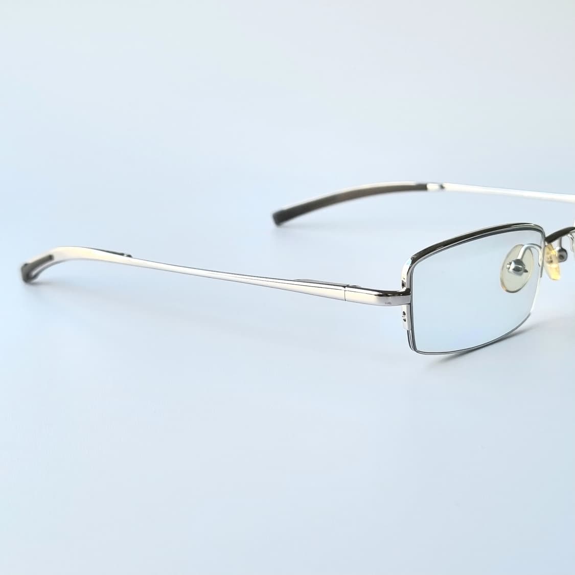 데드스탁 반무테 사각 실버 스퀘어 안경테 303 상품이미지6
