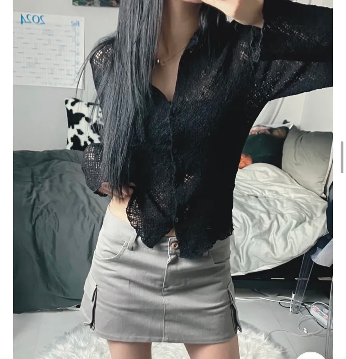 시스루 셔츠  상품이미지1