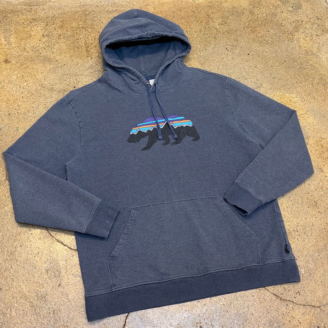 USA 빈티지 파타고니아 빅베어 로고 후드티 상품이미지2