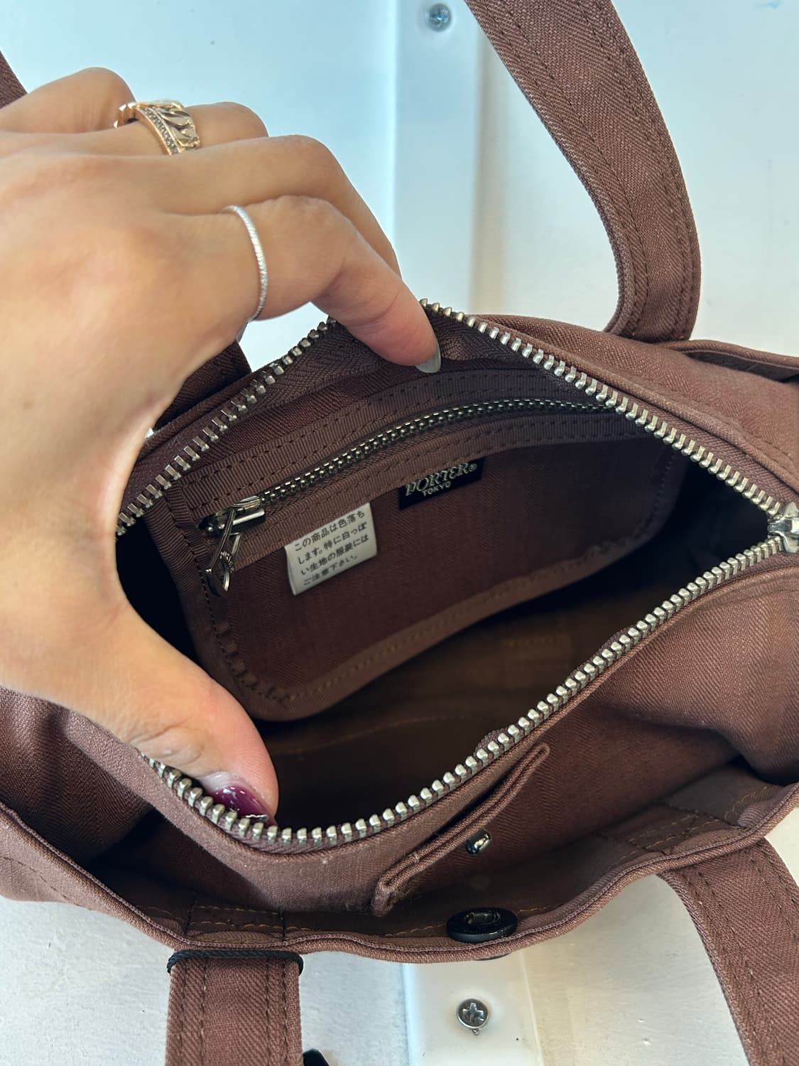 PORTER cylinder bag mini pink 상품이미지8