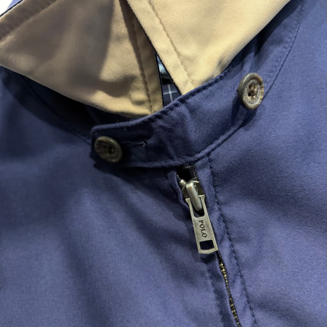 [L] 폴로 랄프로렌 네이비 블루종 해링턴 자켓 D300 상품이미지4