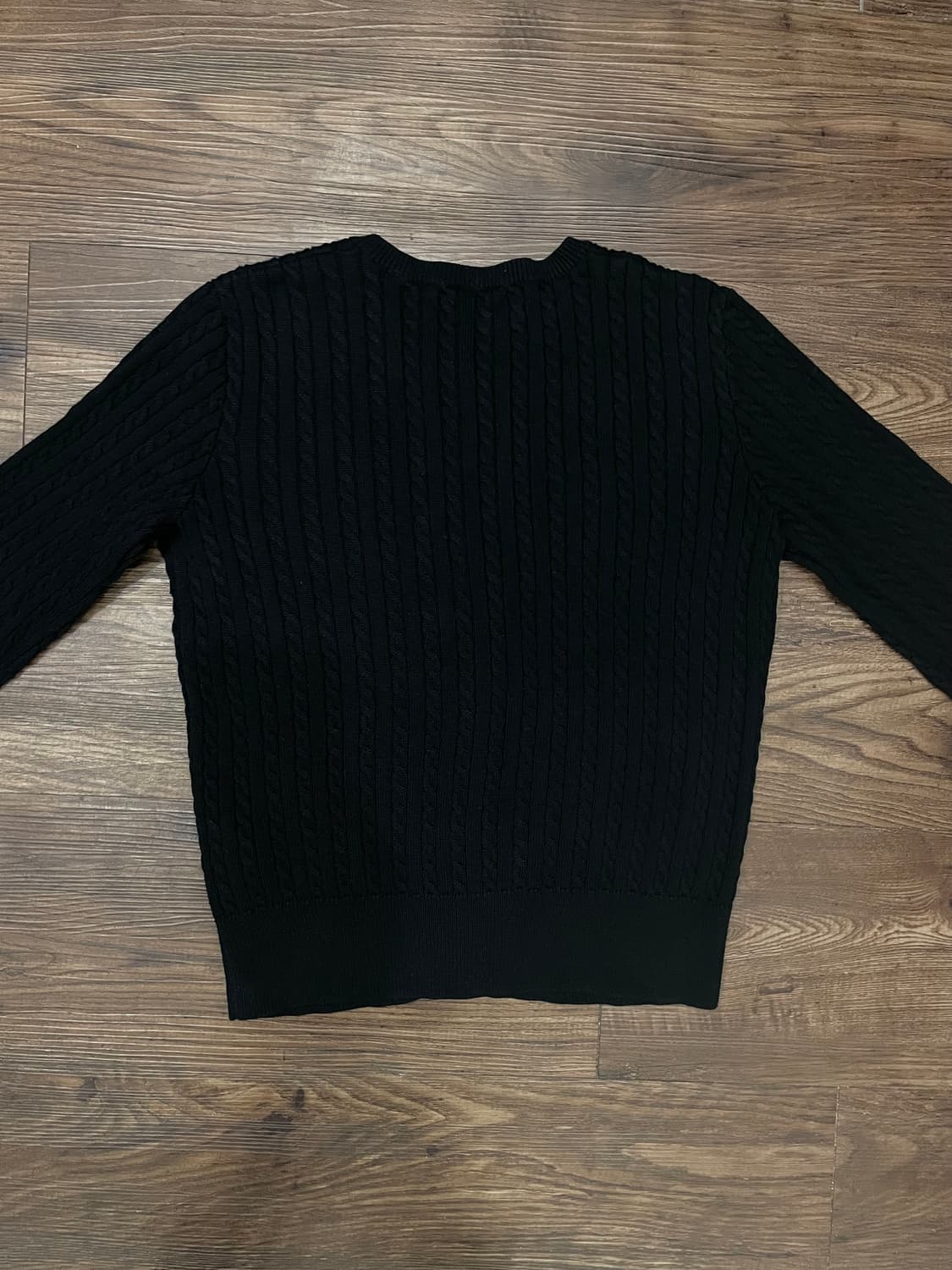 폴로 랄프로렌 블랙 케이블 코튼 니트 가디건 상품이미지9