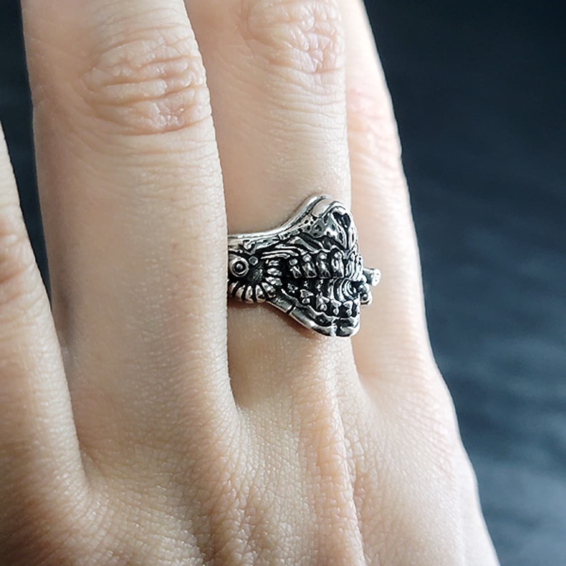 Immortan Joe 실버 남자 엔틱 빈티지 명품 매드맥스 반지 상품이미지7