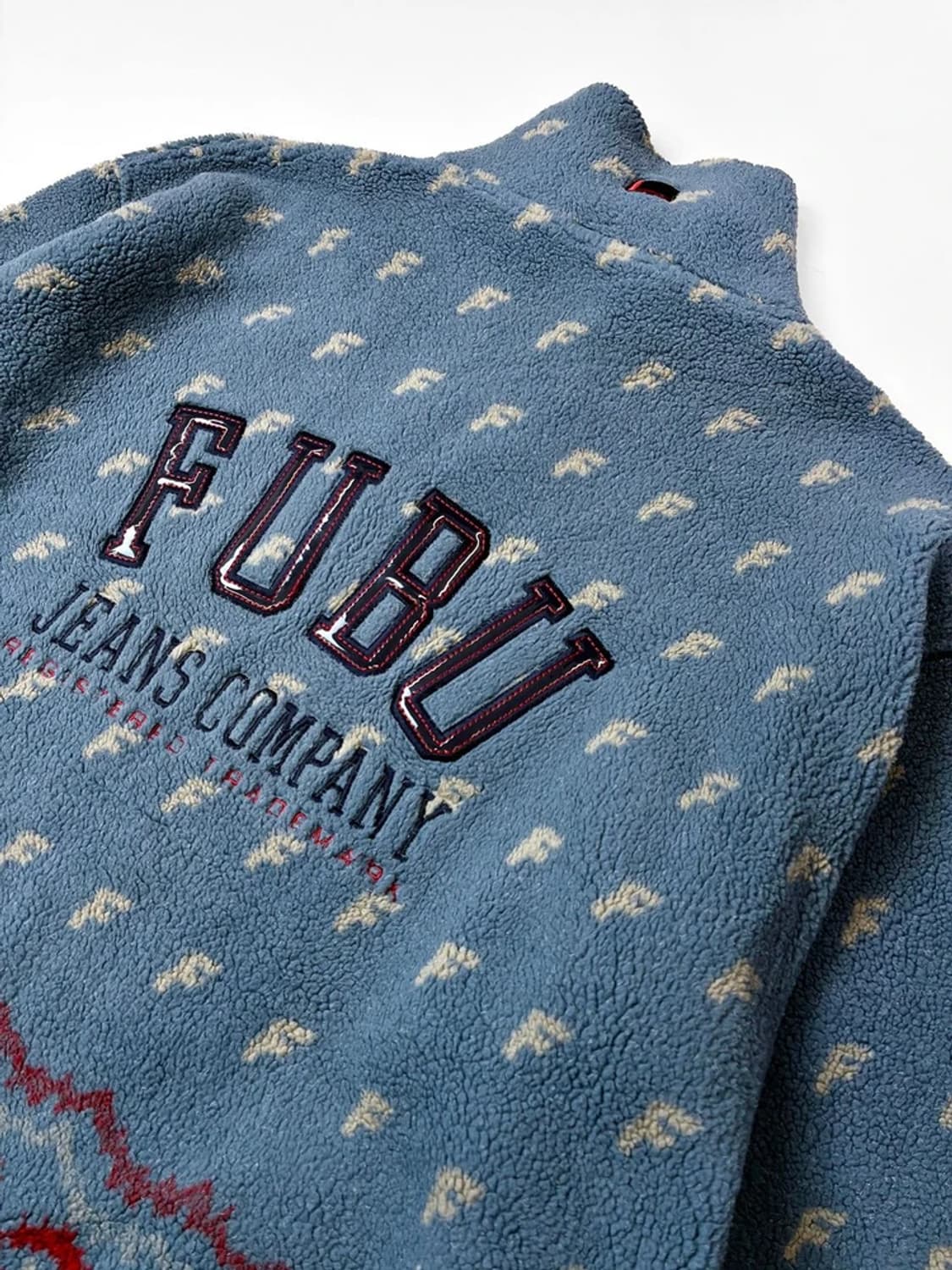 FUBU 후부 코위찬 패턴 반집업 플리스 후리스 PN4576 상품이미지6
