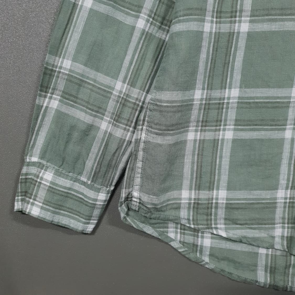 국내 105) 라코스테 신형 남성 크록 린넨 빅 패턴 셔츠 남방 상품이미지4