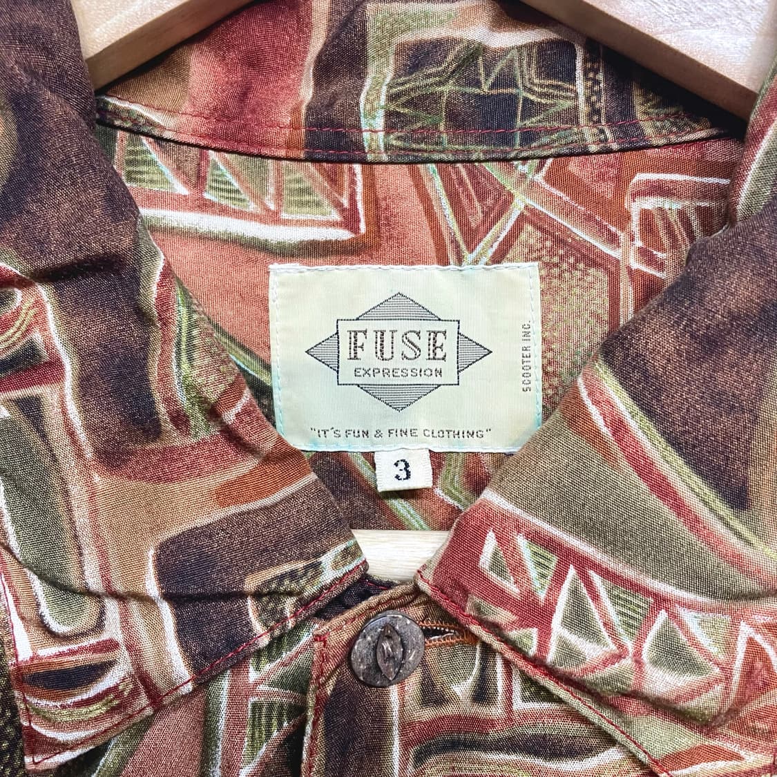 FUSE 패턴 반팔 셔츠 상품이미지8