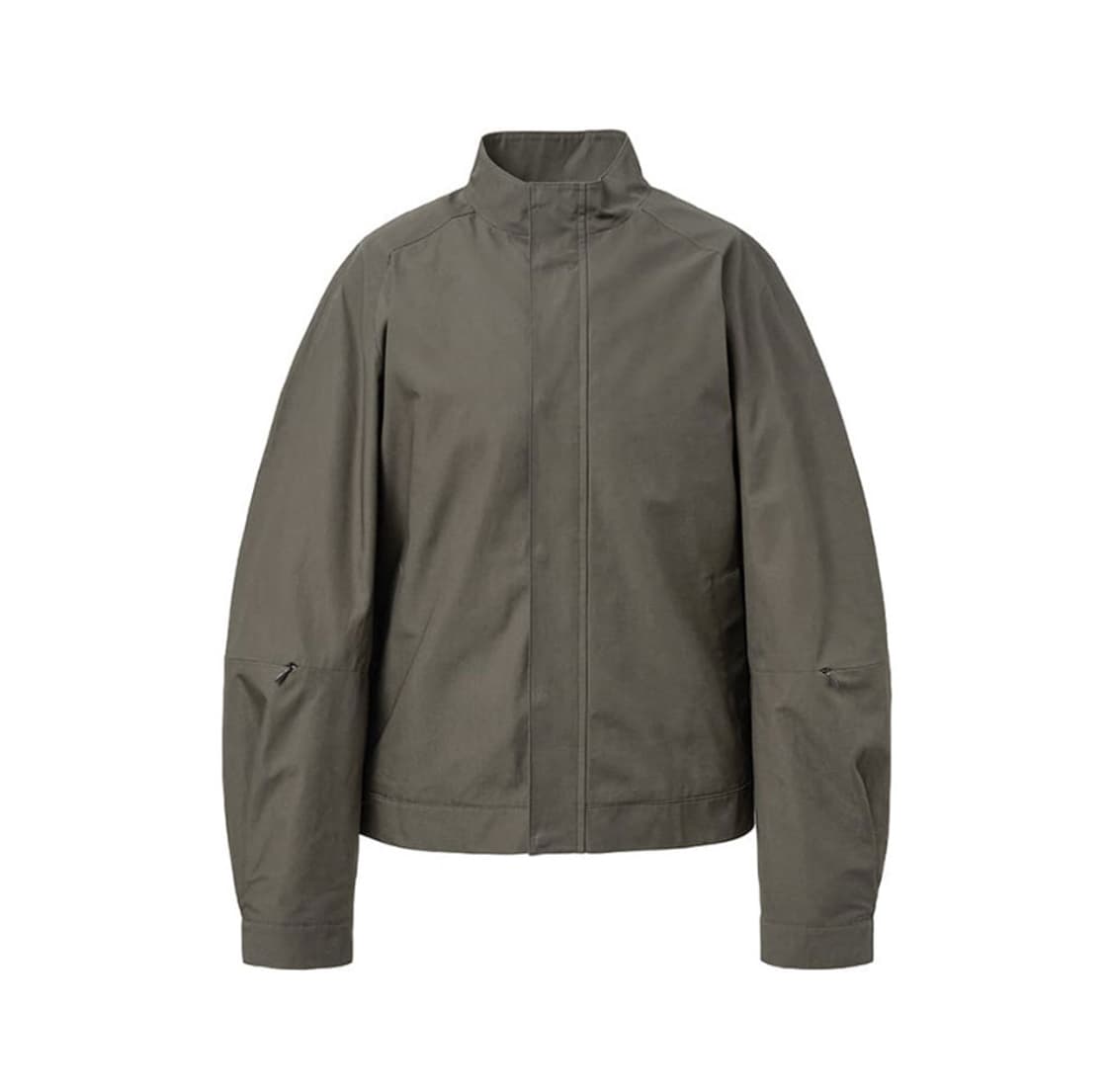 [판매] 아모멘토 래글런 코튼 집점퍼 브라운 L 상품이미지1