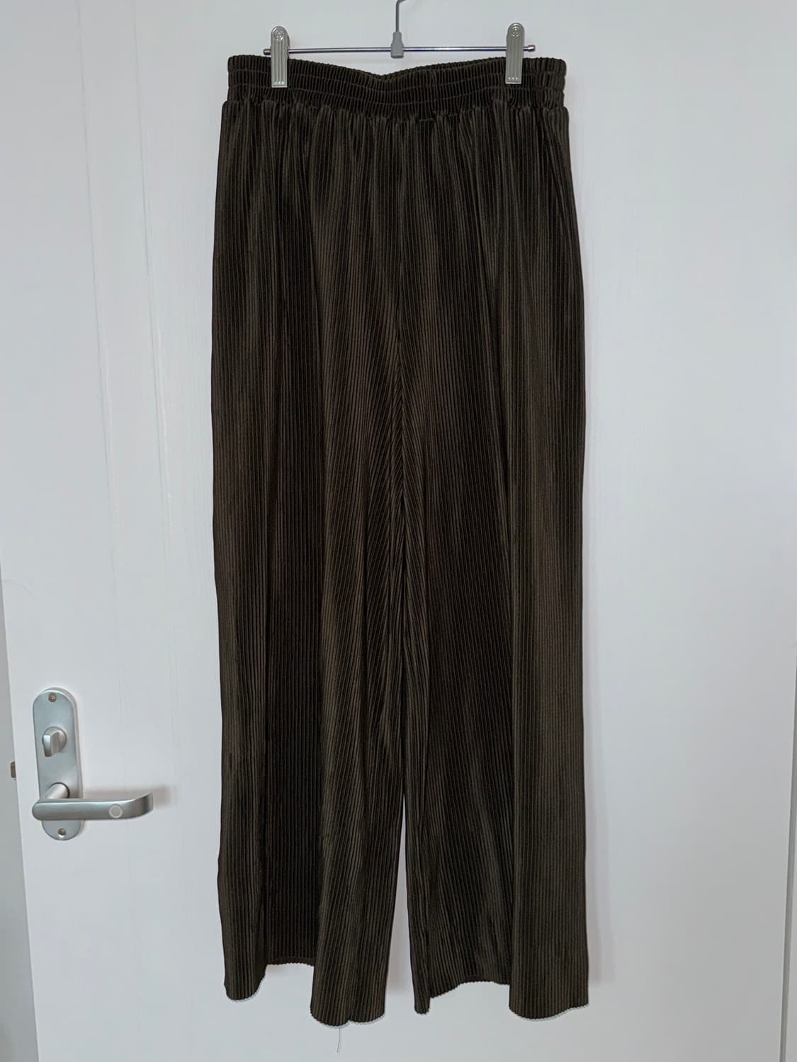 Brown Pleated Wide Pants 상품이미지3