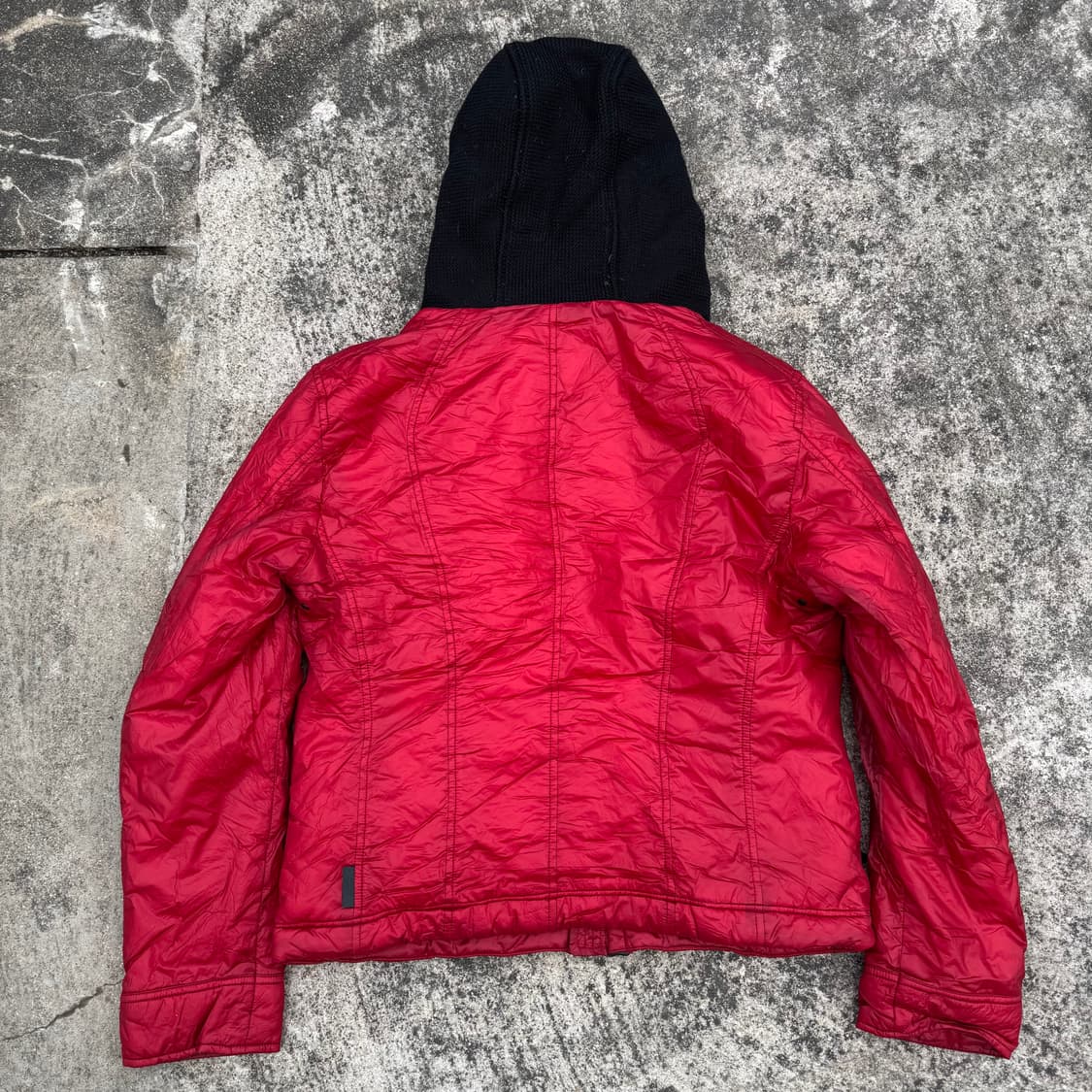 [M~L] 알마니 꼴레지오니 발수 나일론 후드 점퍼  상품이미지2